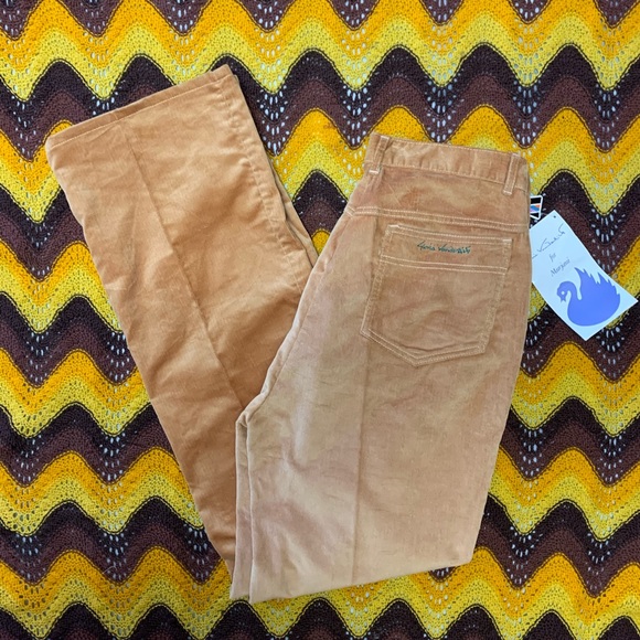 RARE VTG 1970s Corduroy Wide Leg Pants - Picture 9 of 14